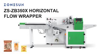 How To Use ZS-ZB350X Horizontal Flow Wrapping Machine