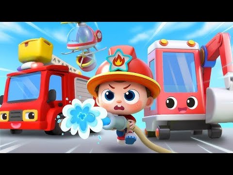 Baby Panda's Rescue Mission | Firefighter Rescue Team | Learn The Fire Safety Tips For Kids