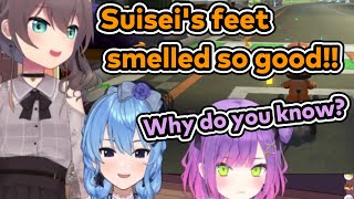 [Eng Sub] Matsuri: "Suisei's feet smelled so good" (Natsuiro Matsuri/Hoshimachi Suisei)[Hololive]