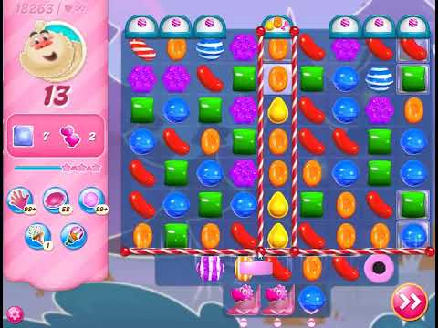 Candy Crush Saga Level 18263 - NO BOOSTERS | SKILLGAMING ✔️