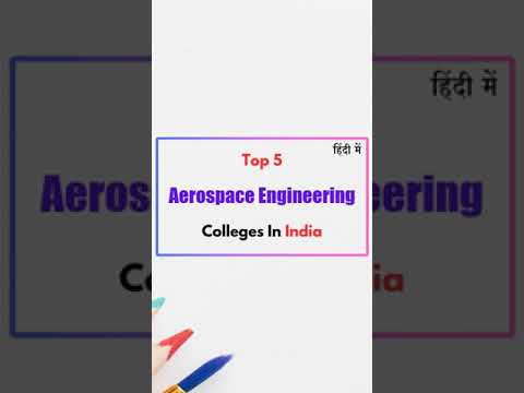 top 5 aerospace engineering colleges in india