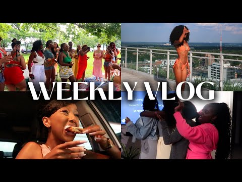 WEEKLY VLOG | CUTE PICNIC IDEAS, I LOVE MY FRIENDS, BLIND KARAOKE, POOL DAYS, BEING PRODUCTIVE