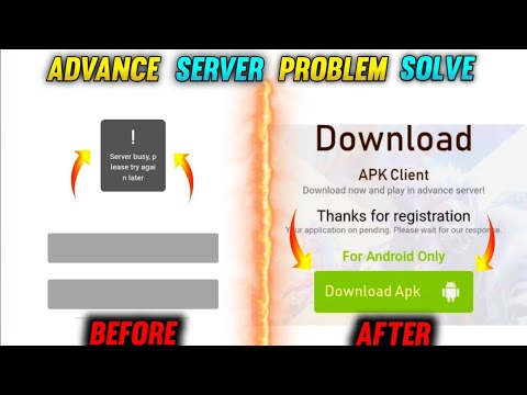 How to open free fire advance server | how to solve advance server busy problem |  activation code.