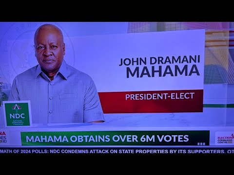 Breaking ..PRESIDENT ELECT..JOHN MAHAMA..SPEAK FOR THE First Time since..EC..announced his..V..