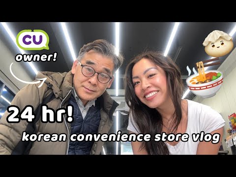 korean convenience store owner picks my meal for an entire day 🍜 korea vlog