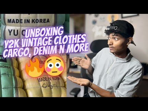 UNBOXING: Vintage Y2k Cargo Pants, Carpenter Pants, Wide Leg Pants | Thrift Store | The Vital Things