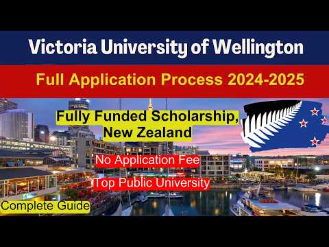 International scholarship in New Zealand 2024, Application Guide 2024-25, No IELTS, No Fee.