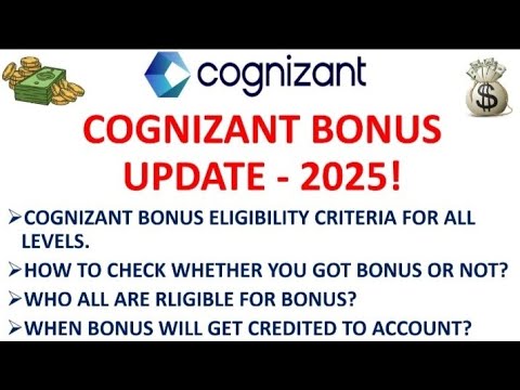 Cognizant Bonus 2025 | Cognizant Incentives 2025 | CTS Bonus Percentage Based on Rating