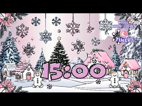 15-Minute Timer -Vintage Christmas Timer | Gingerbread Scenes, Lo-Fi Music, Relaxation & Study