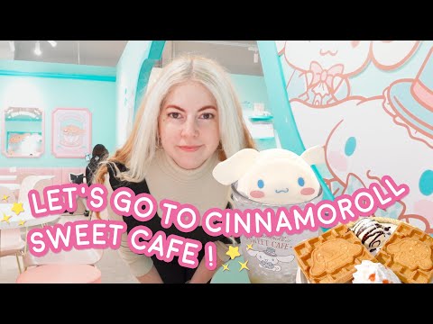 ☆Cinnamoroll Sweet Cafe in Seoul ☆ Let's go to AK PLAZA in Hongdae !