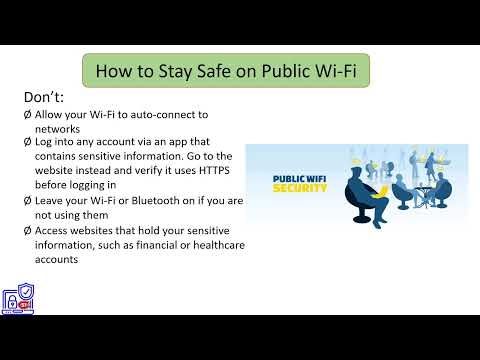 5   Staying Safe on Public Wi Fi