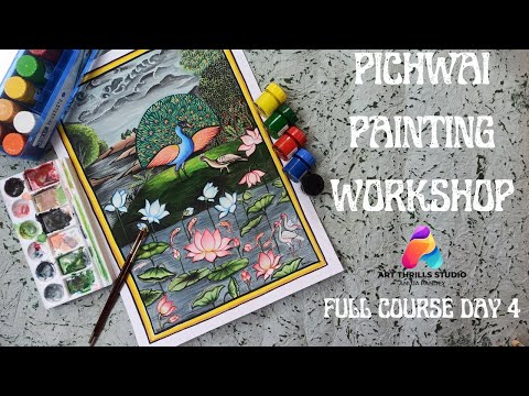 Pichwai Painting Live Tutorial: Day 4