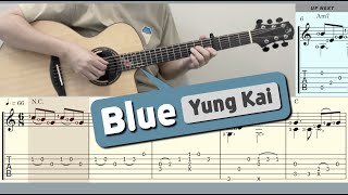 Blue / Yung Kai (Guitar) [Notation + TAB]