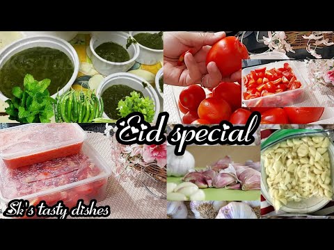 Eid-ul-Adha Preparation 2023 | Easy Way To Peel Garlic | Sk's Tasty Dishes