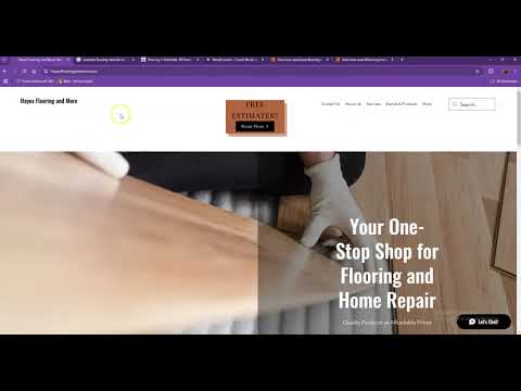 Website Analysis Video for Hayes Flooring and More