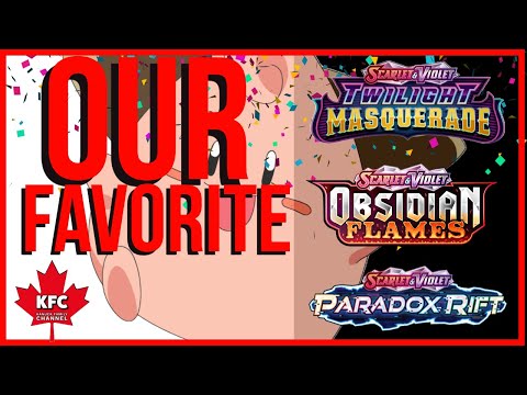 Pokemon Twilight Masquerade, Paradox Rift & Obsidian Flames. What’s your favourite?