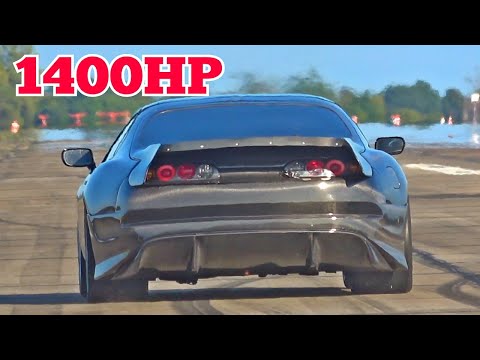 Toyota Supra MK4 2jz Big Turbo 1400HP - Acceleration 0-300