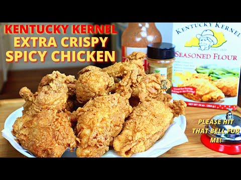 CRISPY FRIED CHICKEN| HOW TO MAKE EXTRA CRISPY SPICY CHICKEN BY KENTUCKY KERNEL VIDEO RECIPE