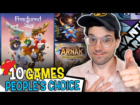 10 Board Games Being Played NOW - "People's Choice" Board Game Picks!