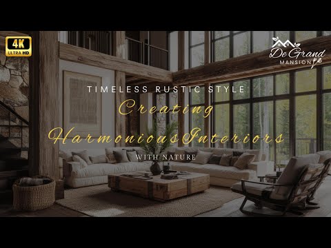 Timeless Rustic Style: Creating Harmonious Interiors with Nature