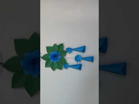 Beautiful and easy Wall hanging paper flower #AZ Art & Craft