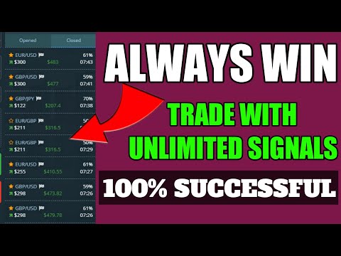 Trade With Unlimited Signals | Always win in Pocket Option | Strategy Trading Signal