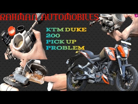 KTM DUKE 200 PICKUP PROBLEM KAISE SOLVE KARTE HA🛠️🏍️😢👍#mrahman12 #bike2023 #bike #block