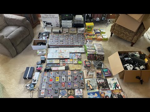 Retro video game garage sale haul! Sega Master system and more