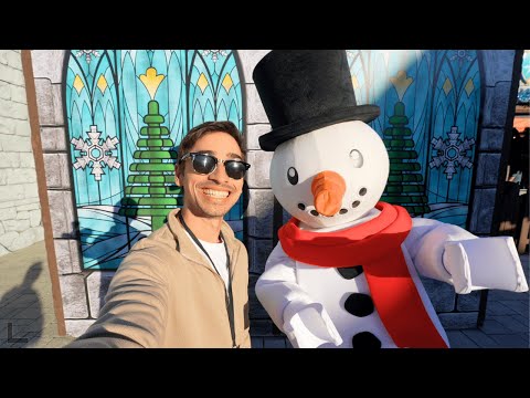 First Time At Legoland Holidays Florida! New Food,  Holiday Entertainment, & Lego Christmas Tree!