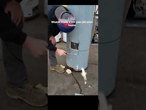 Old Water Heater #youtubeshorts #plumbingengineering #science #construction #heater #shorts #pipe