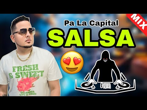 SALSA CAPITALENA MIX 🎤 SALSA CLASICA 🔥 MEZCLANDO EN VIVO DJ JUNIOR GOZADERA 😱