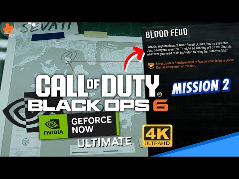 Black Ops 6 Campaign | BLOOD FEUD | GeForce Now ULTIMATE at 4K