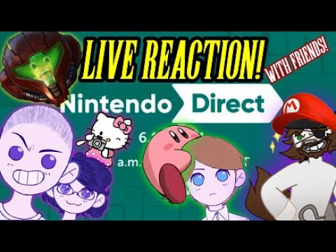 ZELDA & HELLO KITTY?! | Let's REACT To Nintendo Direct June 2024 With SPECIAL Guests! | Livestream