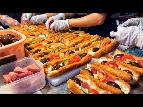 Nutritional Sandwiches in Keelung！Taiwan  Street food collection TOP 10