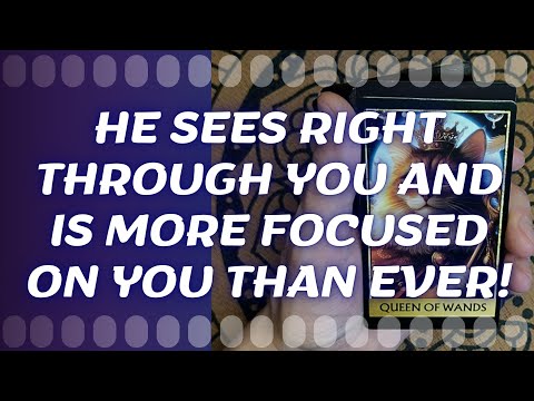 ❗😮 Believe it or not, he SEES RIGHT THROUGH YOU 😥💕  and is MORE FOCUSED on you than ever!