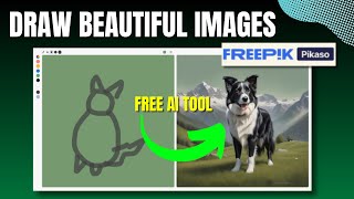 How To Draw Sketch To Image Using Freepik Pikaso