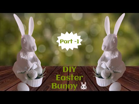 Unlock Your Creativity with Easter Bunny DIY: Wall Putty Crafts @Pritisharma