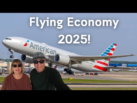 Flying Economy in 2025 to Europe on American 777-200! BEST SEATS!!??