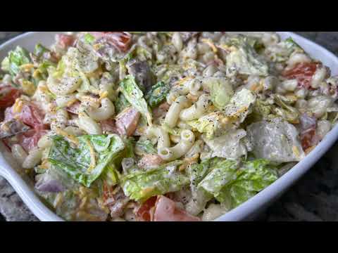 How to Make a BLT Macaroni Salad - I Heart Recipe