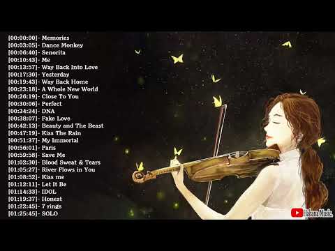 Top 40 Covers of Popular Songs 2024 - Best Instrumental Violin Covers Love Songs All Time