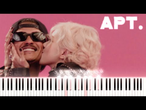 ROSÉ & Bruno Mars - APT. (Piano Tutorial)