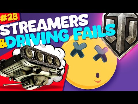 #28 Streamers & Driving Fails | World of Tanks Funny moments