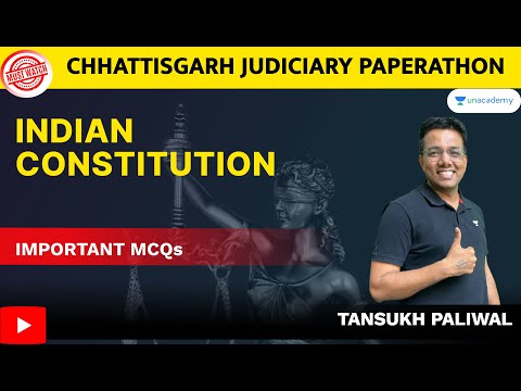 Constitution of India | Chhattisgarh Judiciary Paperathon |Tansukh Paliwal sir|Judiciary exams 2023