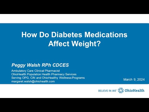 How Do Diabetes Medications Affect Weight?