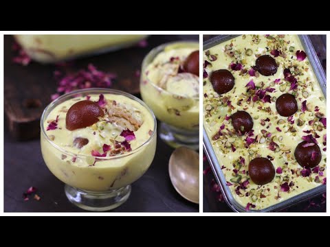 Diwali Special Gulab Jamun Rabdi Tiramisu - Indian Festive Fusion Dessert Recipe