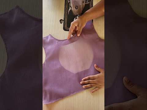 Part 01 Net blouse design cutting and stitching #shorts #shortsvideo #rohinifashion