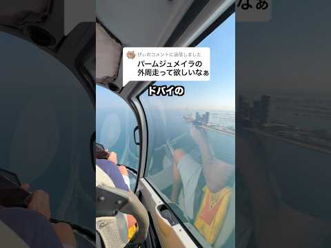 「パームジュメイラを走って欲しい」ってコメント来てたから走ってみた！#shorts #ドバイ #海外旅行