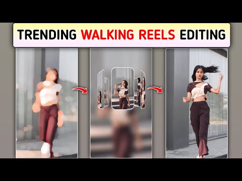 Instagram Trending Walking Reels Editing | 3D Screen Capcut Reels Editing