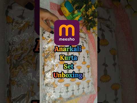 Meesho Festive Kurta Set Unboxing#shorts #kurtaset #festivewear #ethnicwear #fashion #minivlog #vlog