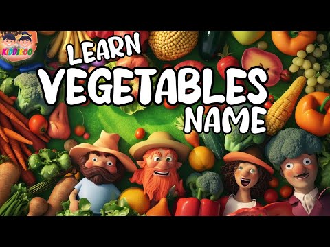 Vegetables Names For Kids Preschool Learning - Vegetables Names - 45  Vegetables for Kids - KIDDIKOO